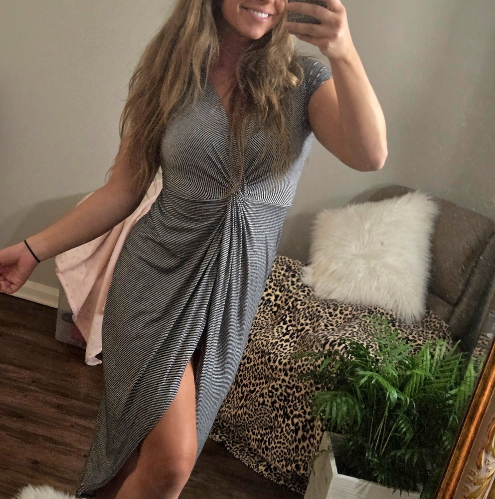 Sexy Twist-Front Dress